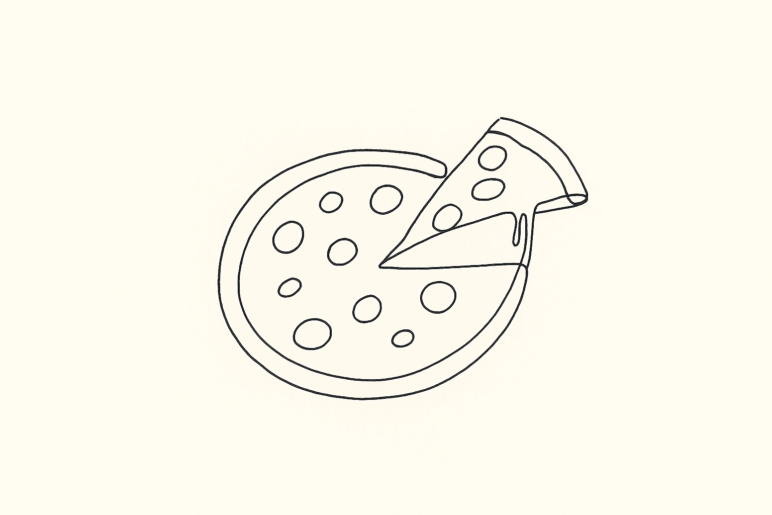 Pizza tradițională — Praga Café Ialoveni